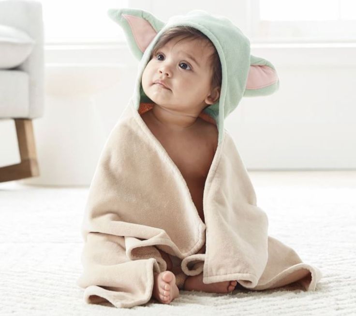 تصویر 2 از انواع حوله حمام تن پوش کودک دارای بافتی نرم